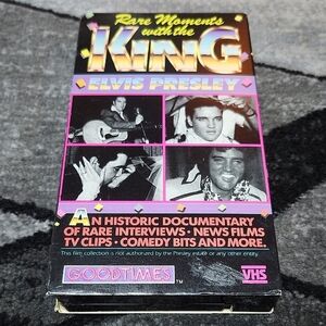 RARE MOMENTS WITH THE KING ELVIS PRESLEY VHS 1987 DOCUMENTARY
